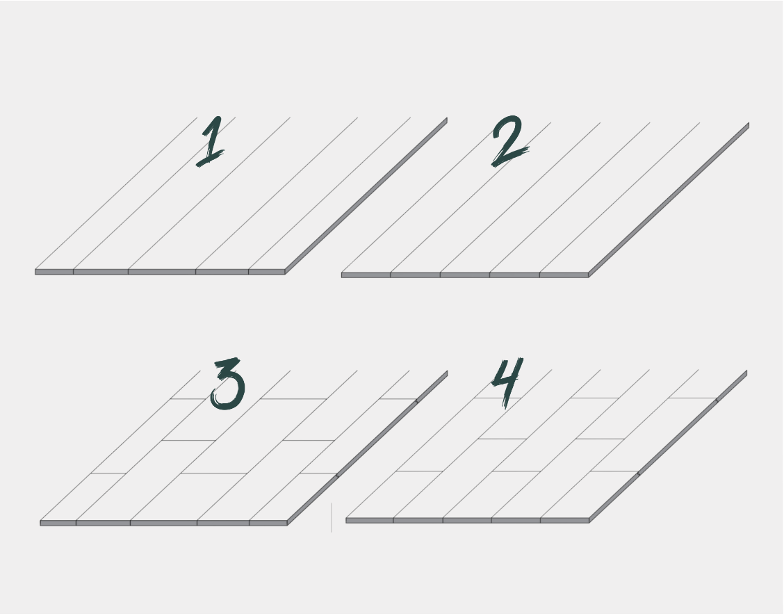 Stair treads lamella options Stair treads lamella options