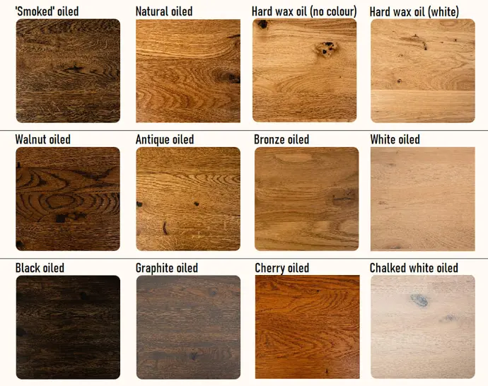 Variety of shelve finishes Variety of Shelve Finishes