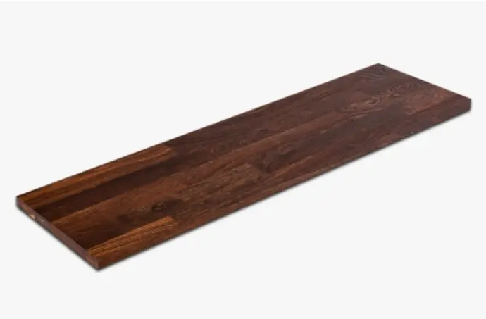 Wall Shelf Oak Smoked Oak Rustic KGZ 20mm Natural Oiled Shelf Board