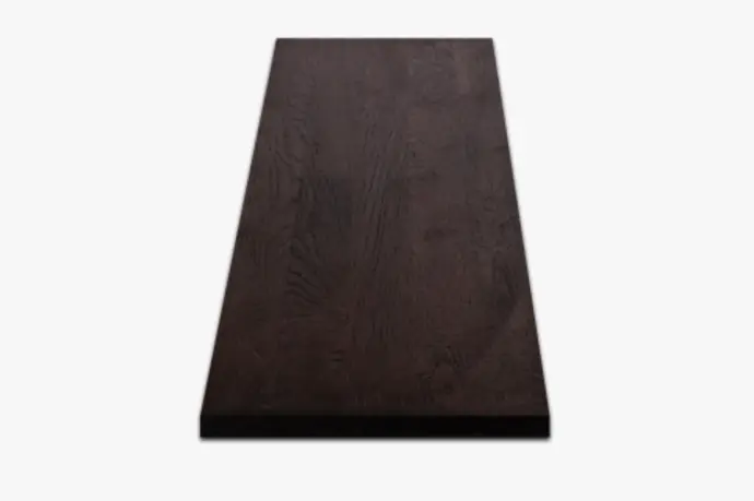 Wall Shelf Oak Rustic KGZ 20mm black oiled Shelf Board