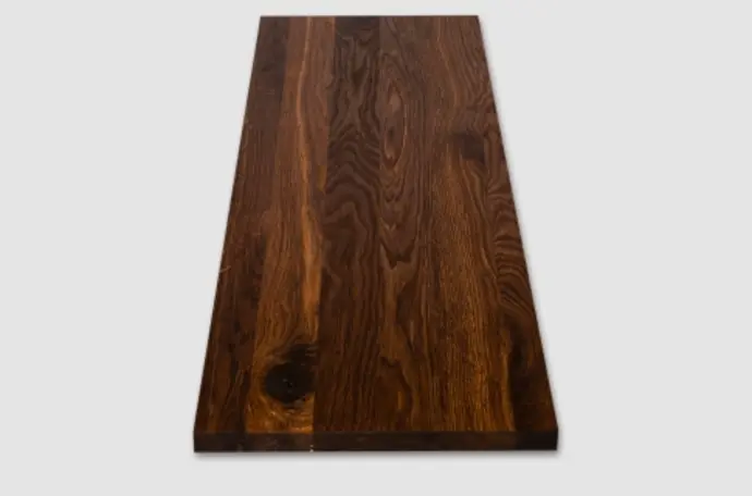 Wall Shelf Smoked Oak Rustic DL 20mm Hard Wax Oil natural Shelf Board