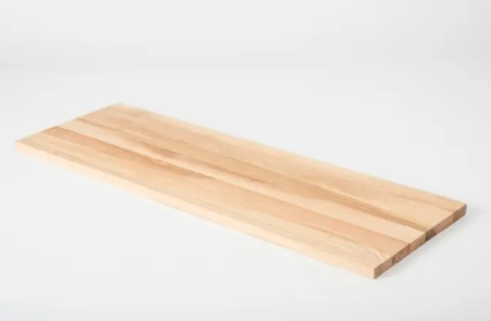 Wall Shelf Solid Ash 20 mm Prime-Nature grade, unfinished