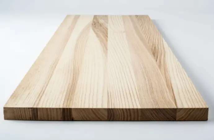 Wall shelf Ash Select Natural 20 mm brushed untreated Shelf board