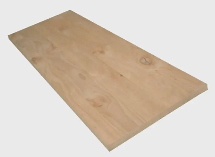 Wall Shelf Solid Pine Hardwood 20 mm, Rustic grade, unfinished