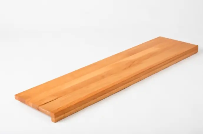 Stair tread Beech heartwood DL 20mm natural oiled renovation step riser