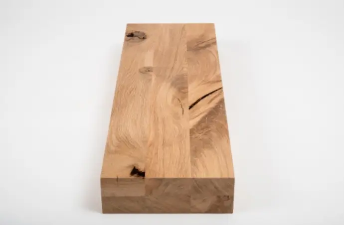 Glued laminated beam Squared timber Wild oak 80x240 mm untreated
