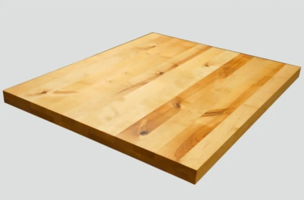 Worktop Solid birch rustic grade, 40 mm, natural oiled