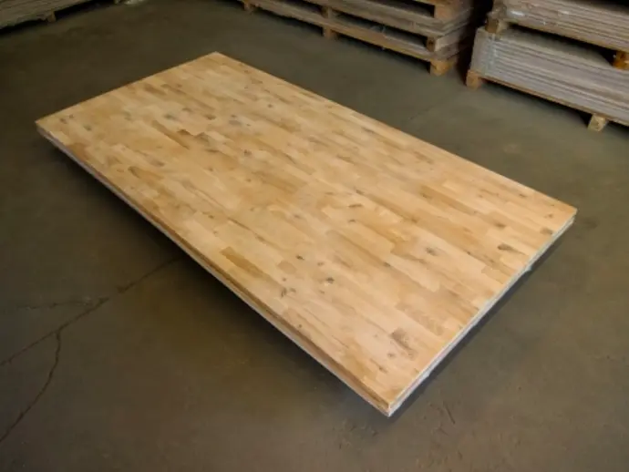 Solid wood panel 20x1250x610-3050 mm Oak Wild Oak Rustic 20 mm, finger jointed lamella, knots black filled