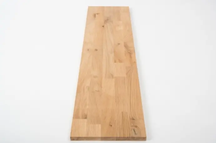 Solid wood edge glued panel Oak Rustic 20mm, KGZ finger jointed lamella, customized DIY