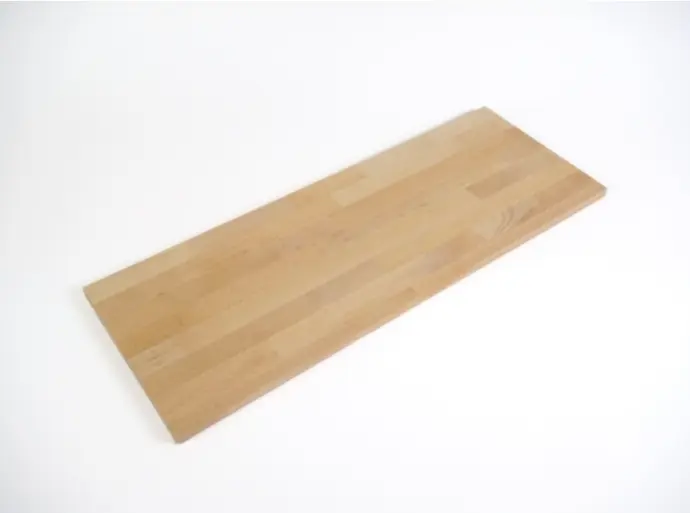 Solid wood edge glued panel Beech lightly steamed A/B 26mm, 2.5-3 m, finger jointed lamella, customized DIY