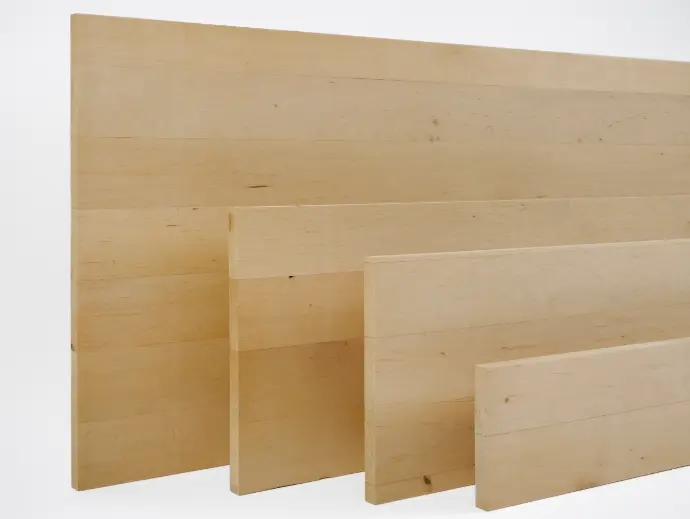 Alder,  full stave, 19 mm