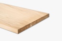Solid edge glued panel DIY Oak A/B, full stave lamellas with fixed width, 20 mm