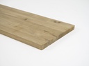 Solid edge glued panel DIY Oak Rustic, finger jointed lamellas with fixed width, 26 mm