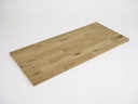 Solid edge glued panel DIY Oak Rustic, finger jointed lamellas with fixed width, 26 mm