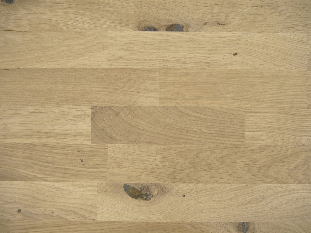 Solid edge glued panel DIY Oak Rustic, finger jointed lamellas with fixed width, 26 mm