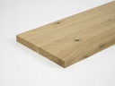 Solid edge glued panel DIY Oak Rustic, full stave lamellas with fixed width, 20 mm