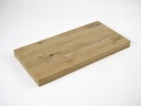 Solid edge glued panel DIY Oak Rustic, full stave lamellas with fixed width, 40 mm, 2-layer