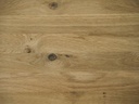 Solid edge glued panel DIY Oak Rustic, full stave lamellas with fixed width, 40 mm, 2-layer
