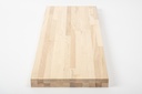 Solid edge glued panel DIY Ash A/B, full stave lamellas with random width, 40 mm