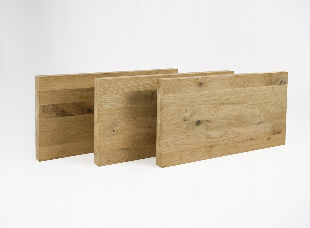 Solid edge glued panel DIY Oak Rustic, full stave lamellas with fixed width, 40 mm, 2-layer