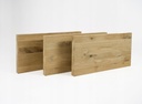 Solid edge glued panel DIY Oak Rustic, full stave lamellas with fixed width, 40 mm, 2-layer