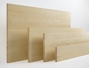 Solid edge glued panel DIY Maple A/B, full stave lamellas with random width, 20 mm