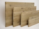 Solid edge glued panel DIY Oak Rustic, full stave lamellas with fixed width, 20 mm