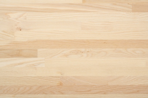 Solid edge glued panel DIY Ash Rustic, full stave lamellas with random width, 20 mm 